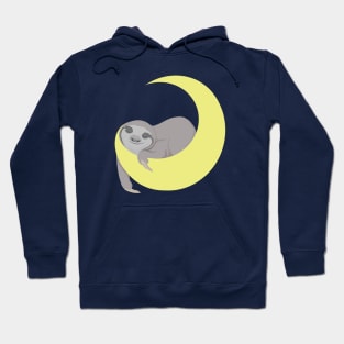 Sloth Moon Nap Hoodie